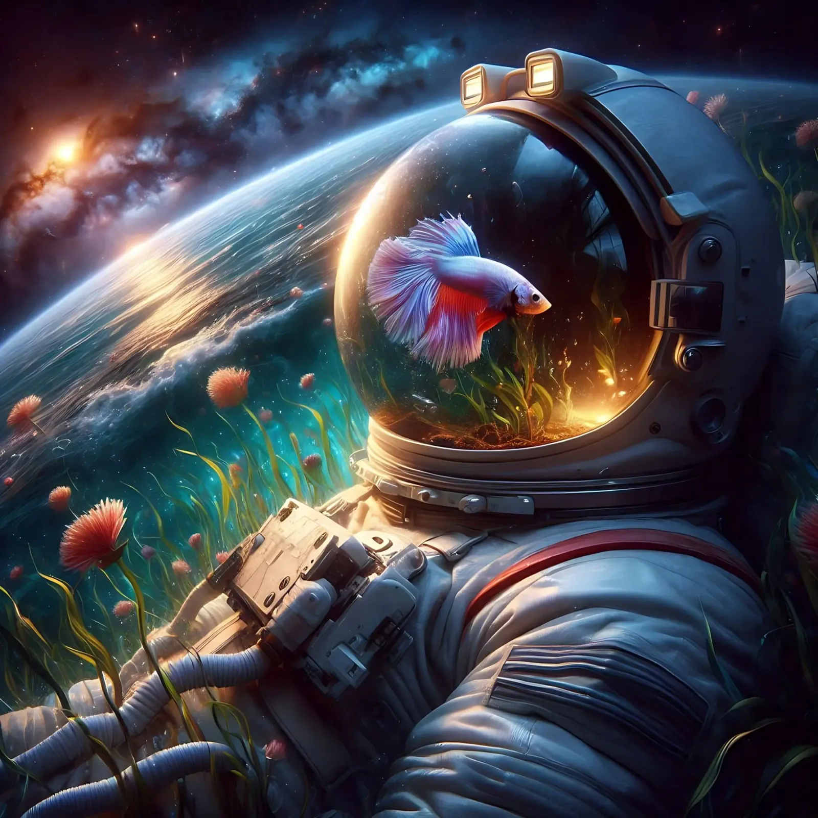 Betta Astronaut plexiglass da nomad