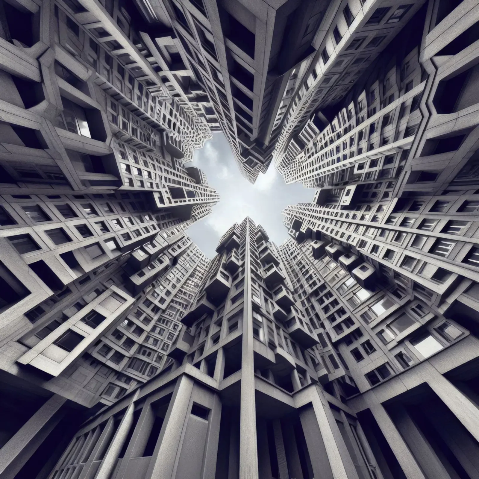 Sphere 036 - Surreal Urban Skyline pellicola backlit da Spheres