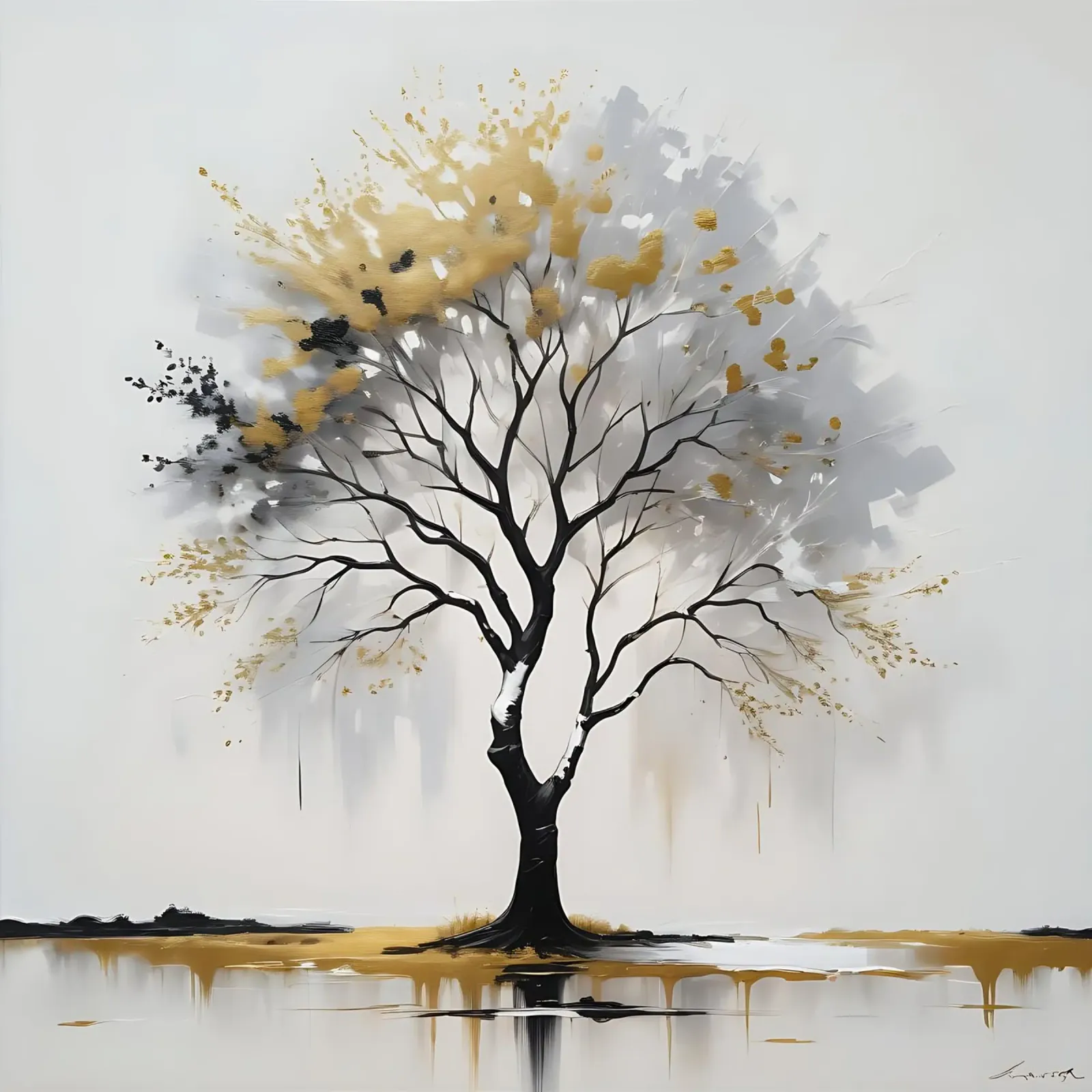 albero d'oro pellicola backlit da nomad