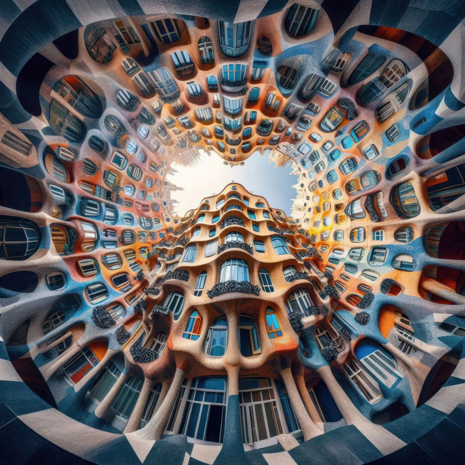 Sphere 019 - Surreal Circular Architecture poster da Spheres