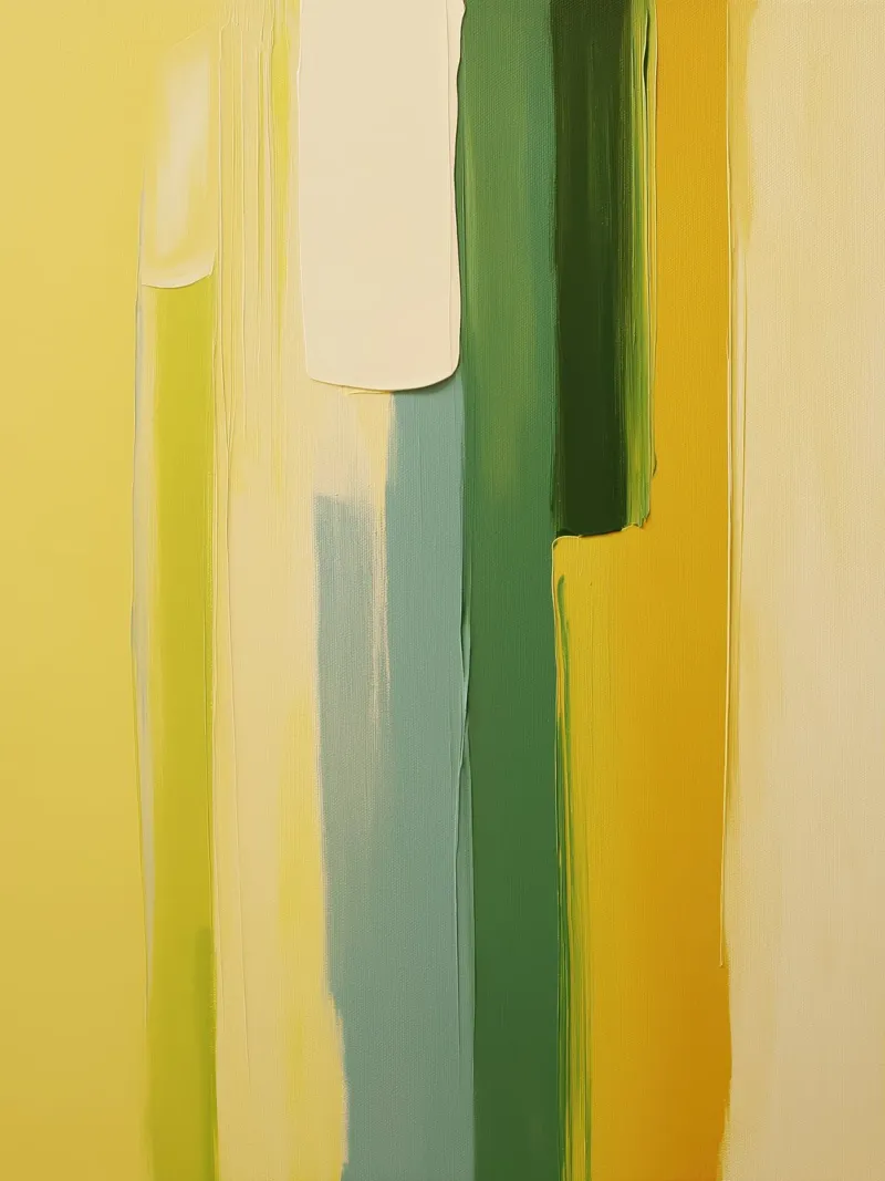 Abstract green and yellow pellicola backlit da Imagine