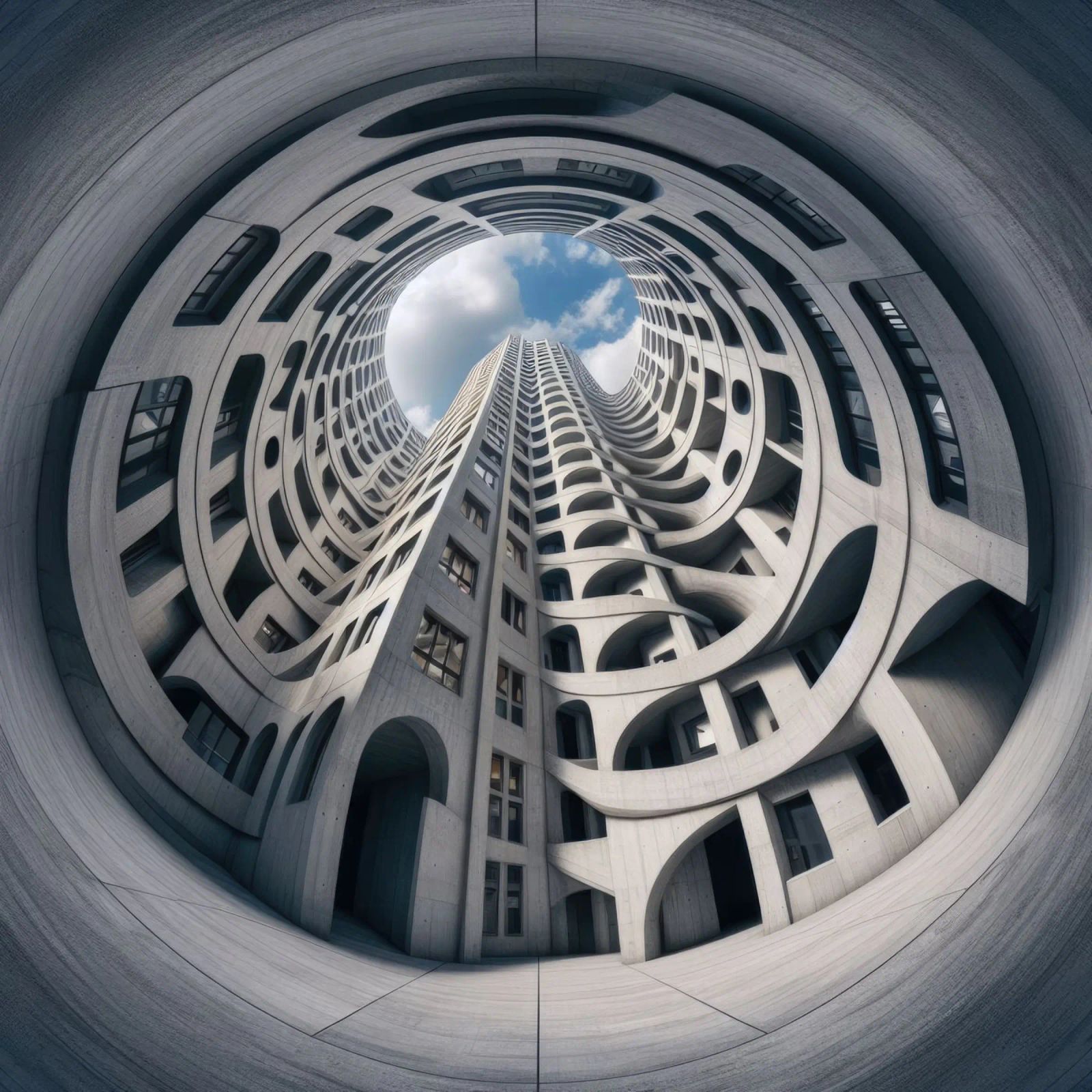 Sphere 011 - Futuristic Abstract Building plexiglass da Spheres