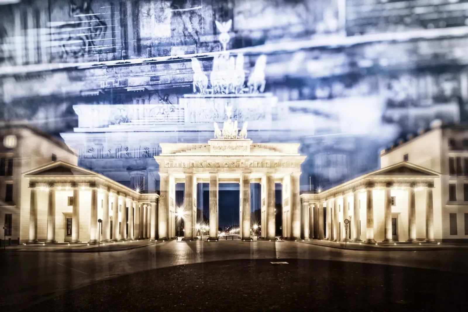 BERLINO Porta di Brandeburgo | In dettaglio carta hahnemühle da Melanie Viola