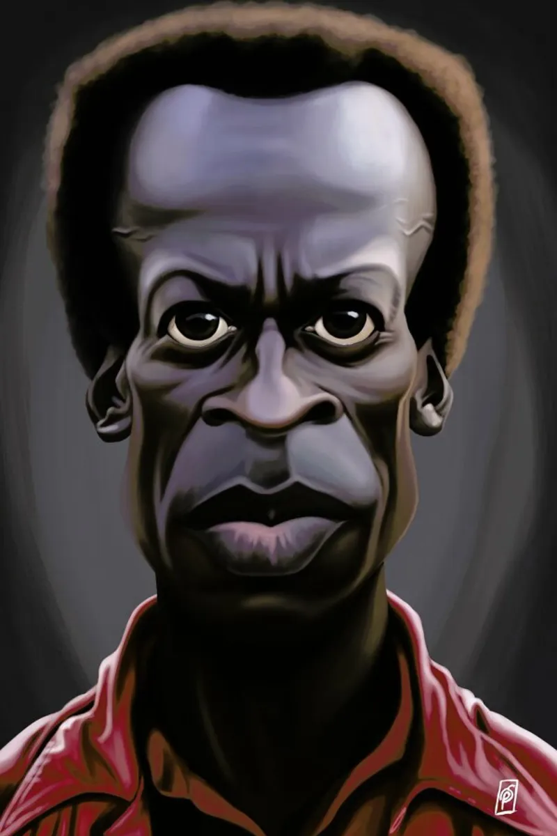 Miles Davis pellicola backlit da Rob Art | Illustration