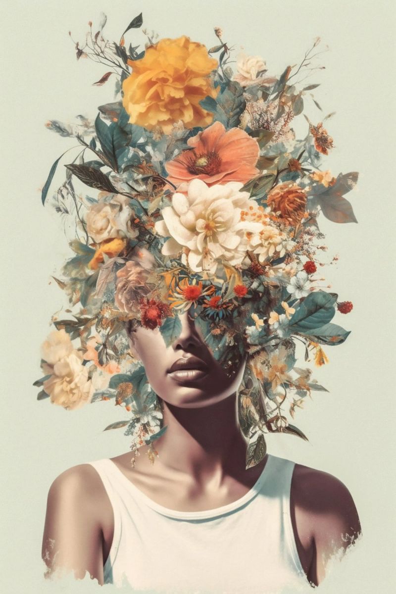Sommer pop Feminine Eleganz poster by Carinaprint