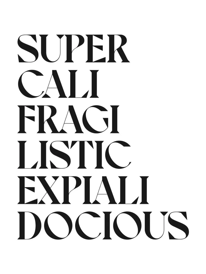 SUPERCALIFRAGILISTICEXPIALIDOCIOUS carta hahnemühle da n.4
