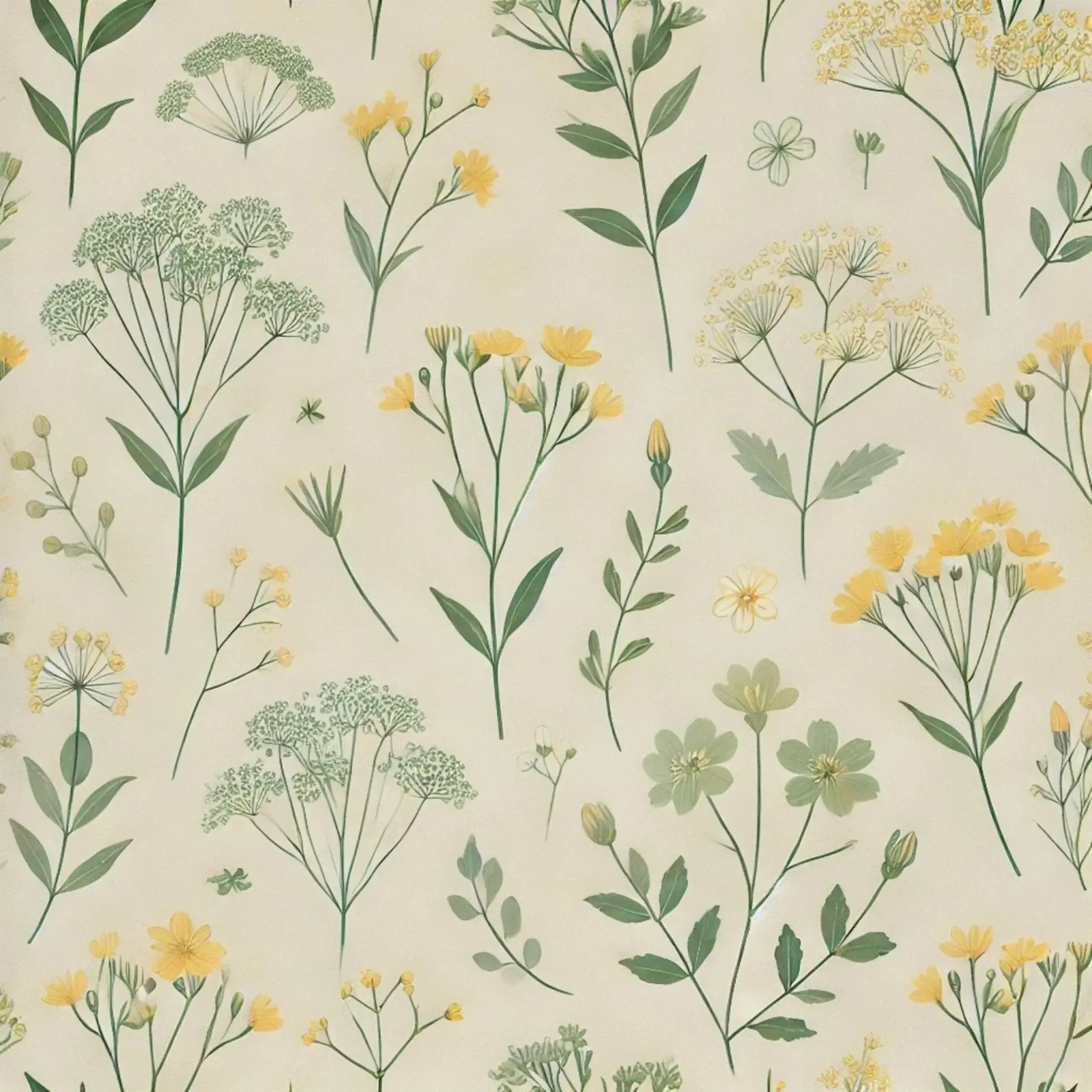 Armonia dei fiori selvatici poster da Organic Aesthetics