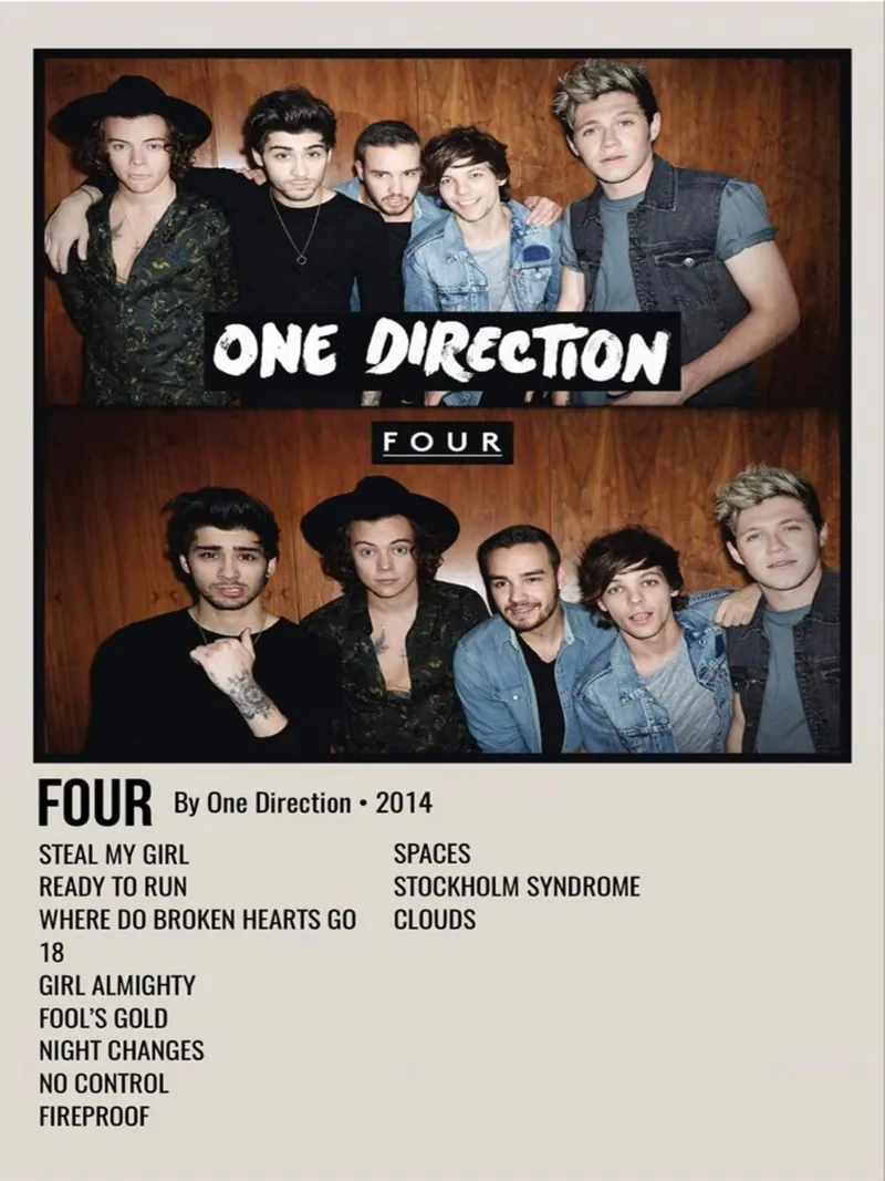 FOUR By One Direction 2014 pellicola backlit da SoundStudio