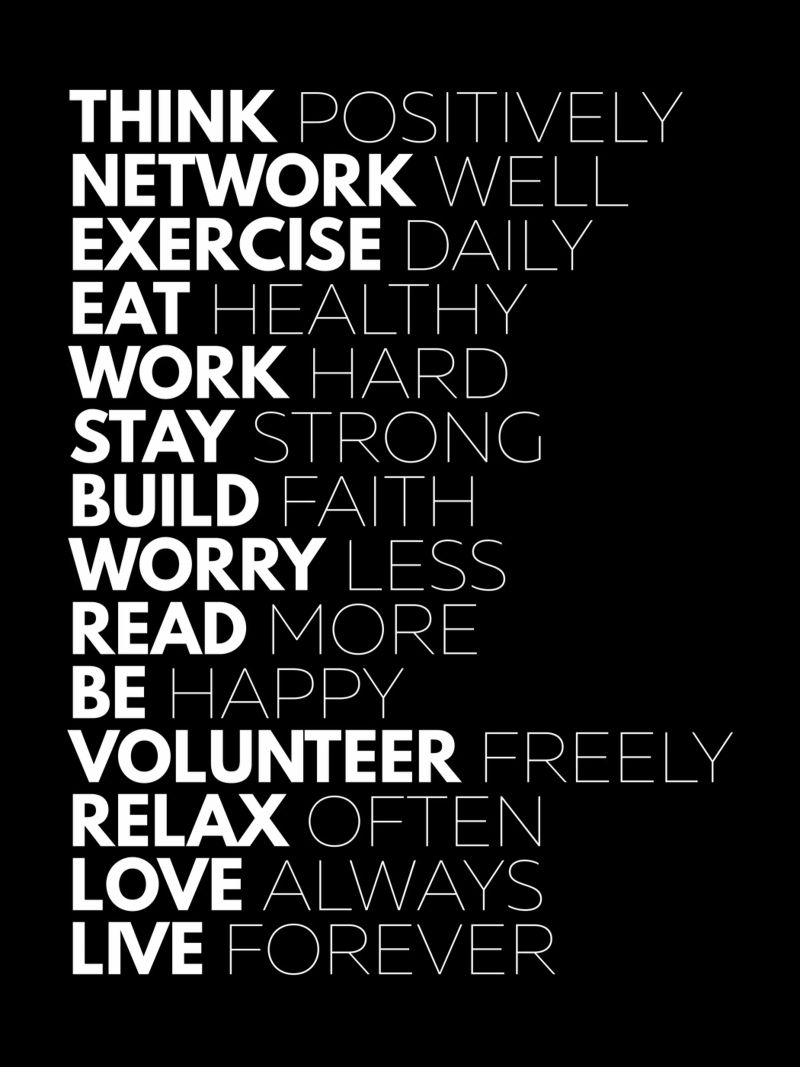 Positiv denken | Motivationszitat Poster von Inspirify