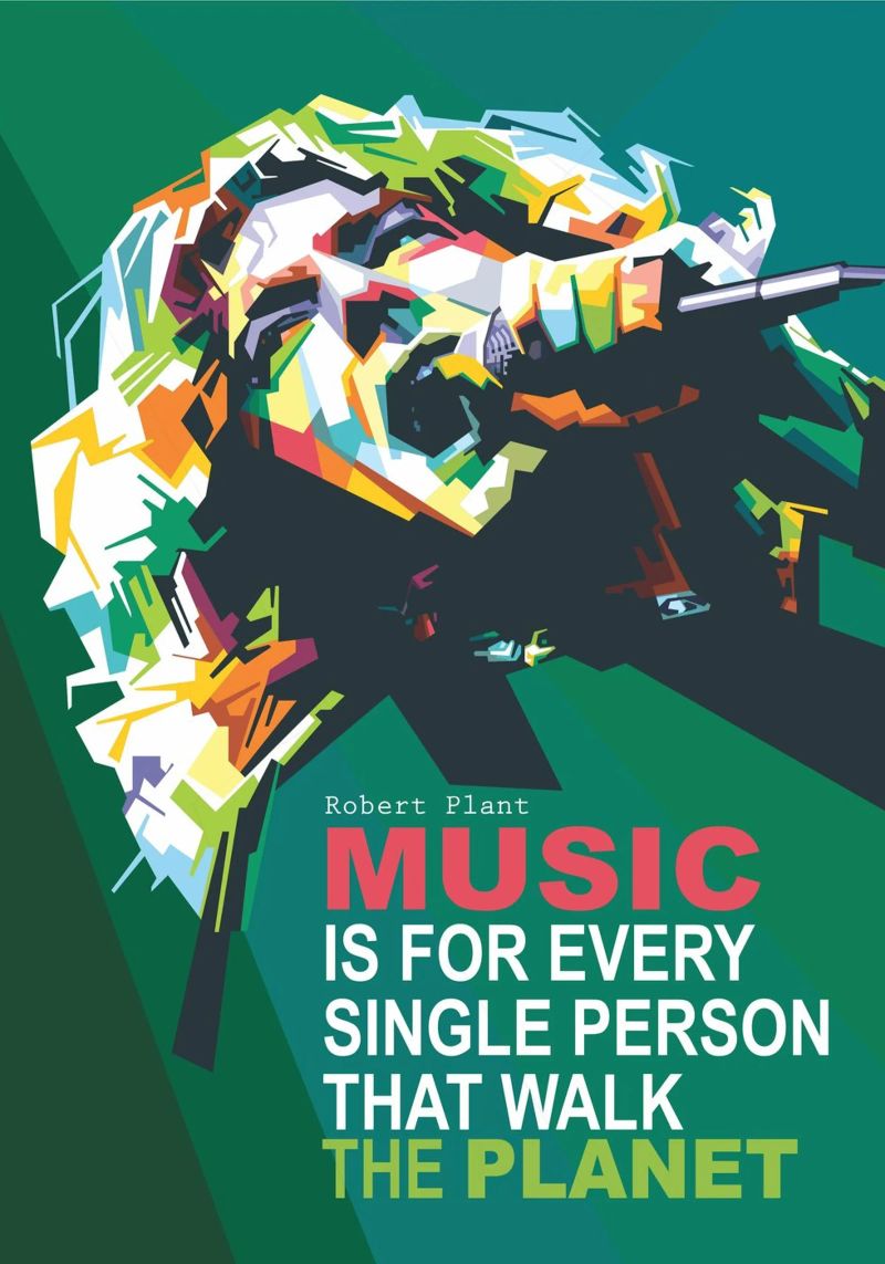 Music is for every single person that walk the planet. poster by Alkahfsmart