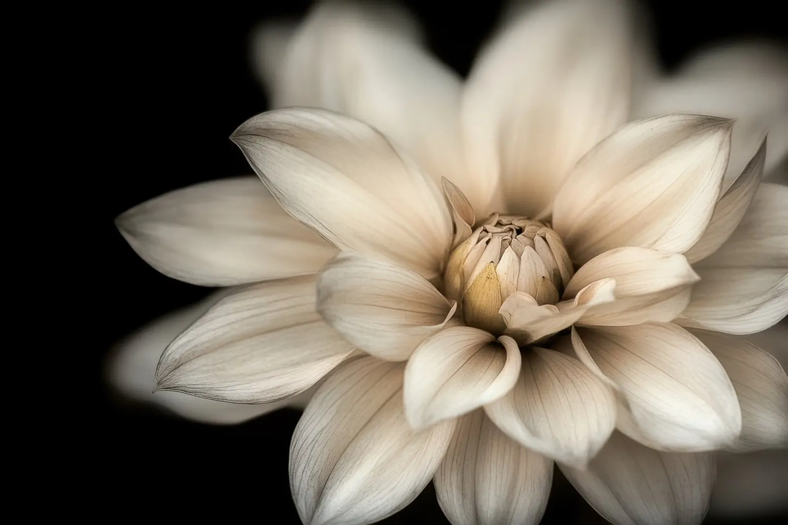 Fleur dans les tons chauds hahnemühle de Imagine