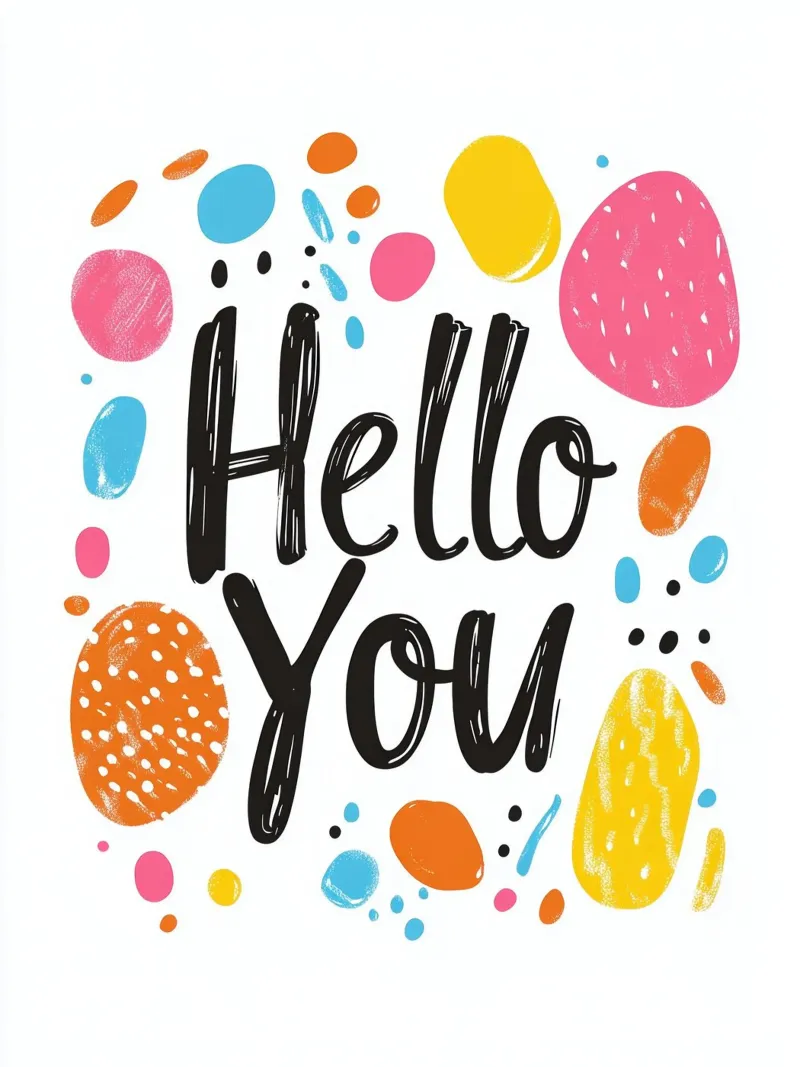 Hello You - 3 plexiglass da Art Typo Essentiel