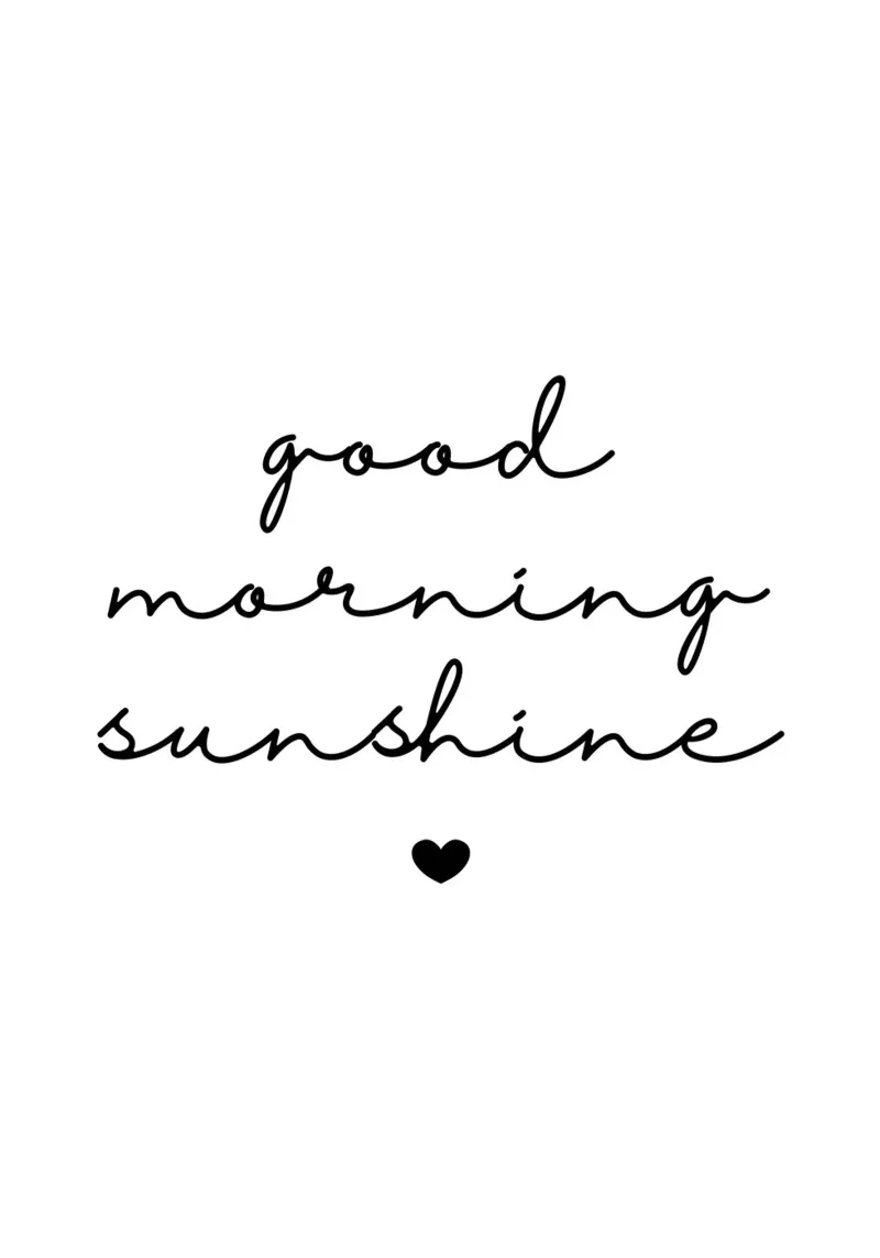 Good morning sunshine Hahnemühle von BAINAI