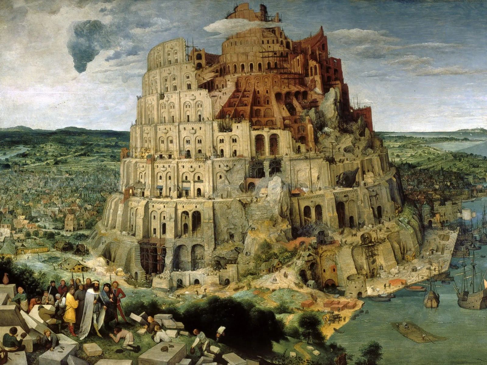 Pieter Brueghel l'Ancien - Tour de Babel poster de ARTOTHEK