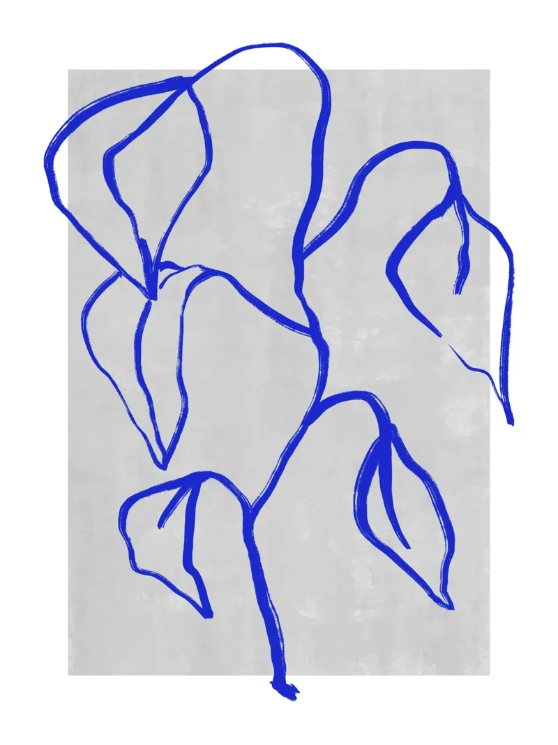 Blue Botanic No 4 pellicola backlit da treechild