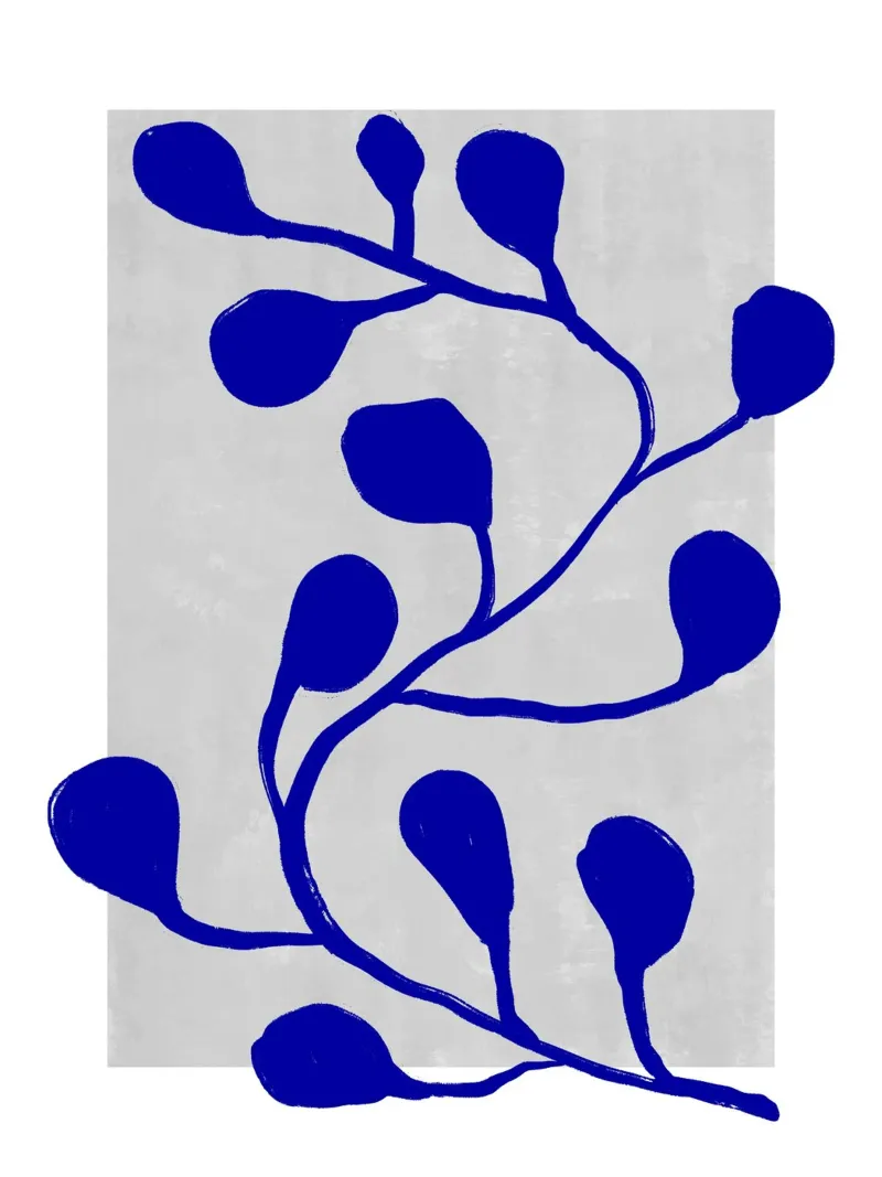 Blue Botanic No 5 pellicola backlit da treechild