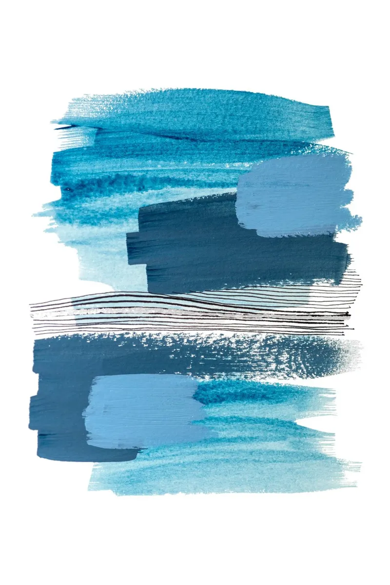 Alina Buffiere - Abstractober - Wellen carta hahnemühle da The Artcircle