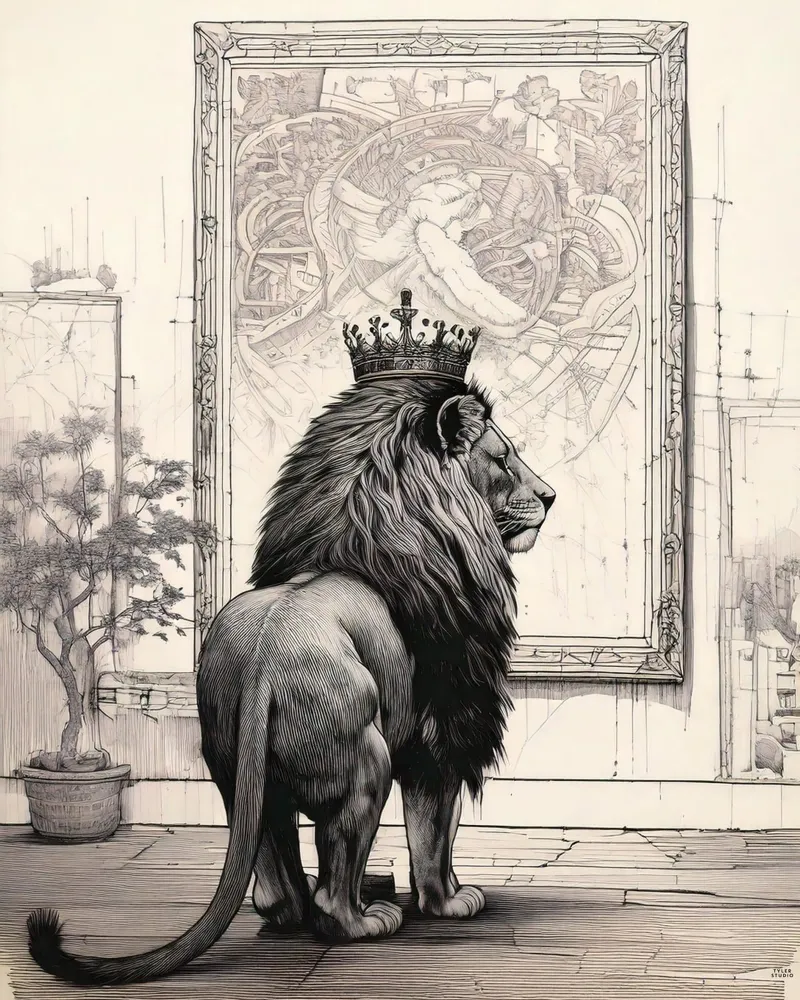 Lion Gallery plexiglass da tylerstudio