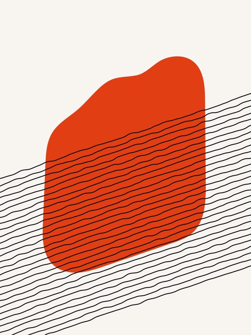 Onde astratte - Design minimalista plexiglass da Whole©