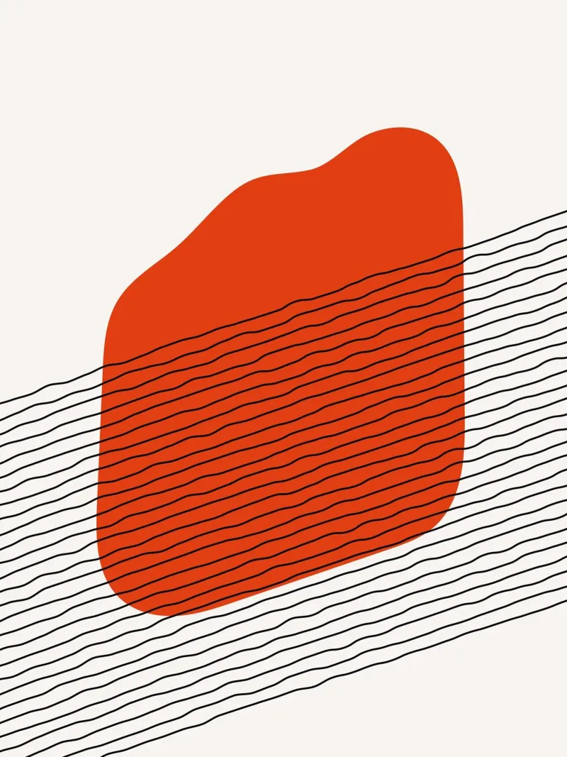Onde astratte - Design minimalista plexiglass da Whole©