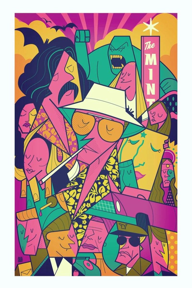 Fear and Loathing Poster von Ale Giorgini