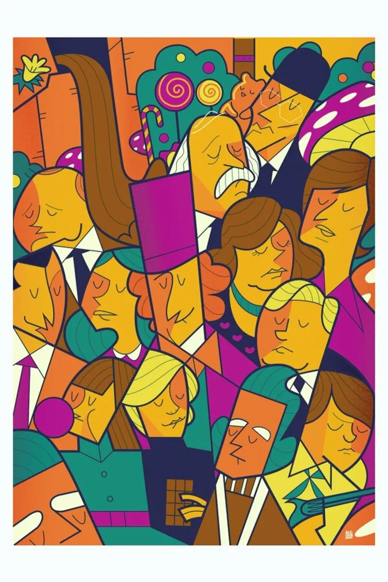 Willy Wonka forex plate by Ale Giorgini