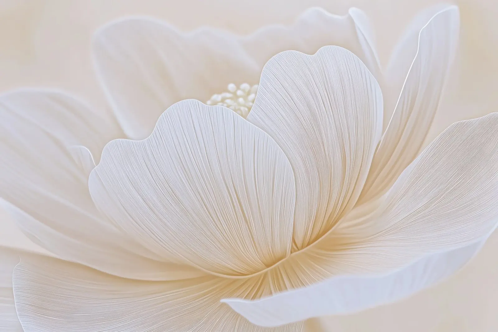 Fiore bianco pellicola backlit da Imagine