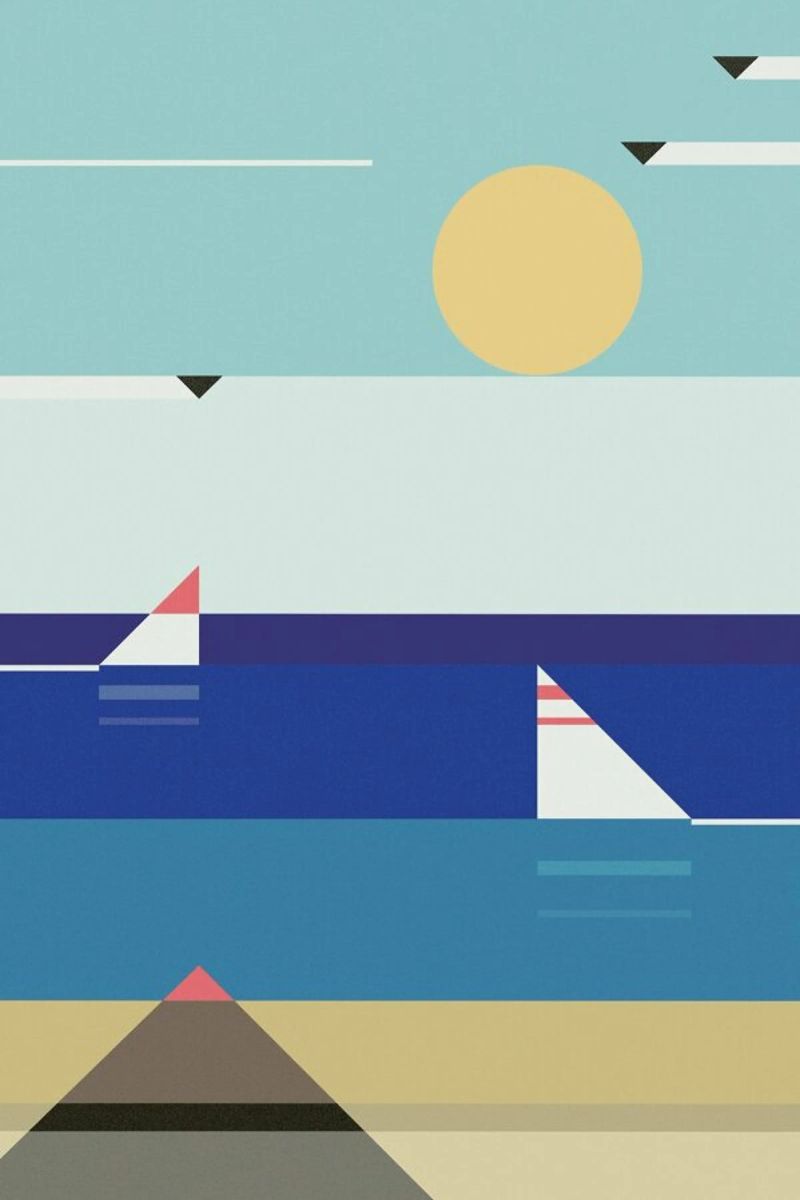 Quiet Sea poster by Antony Squizzato