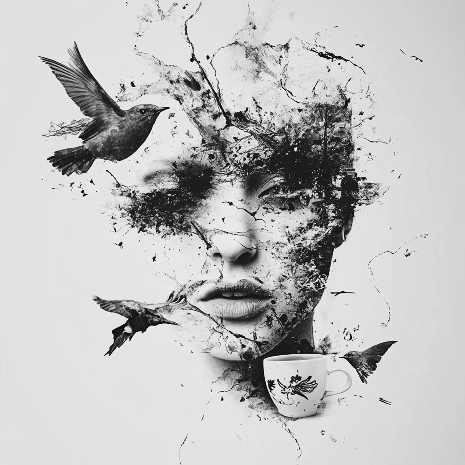Erinnern Sie sich an den Flug (3) Poster mit Kunststoffrahmen von Motivate-Today
