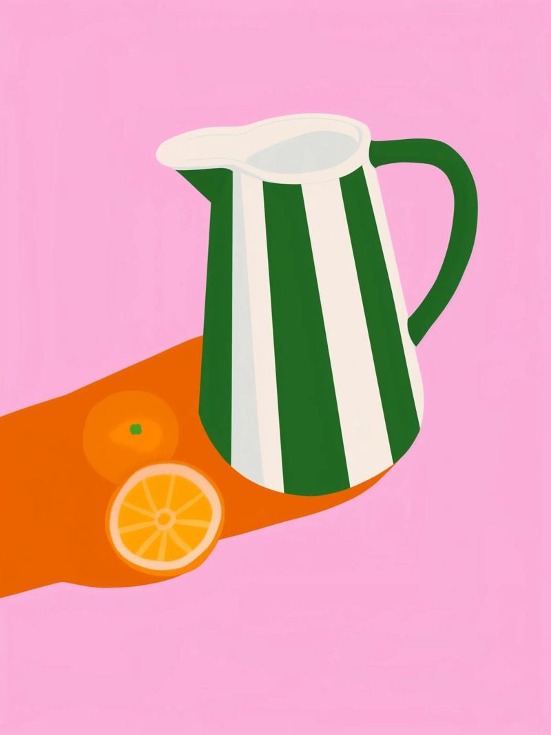 Frische Limonaden Farben Poster von Carinaprint