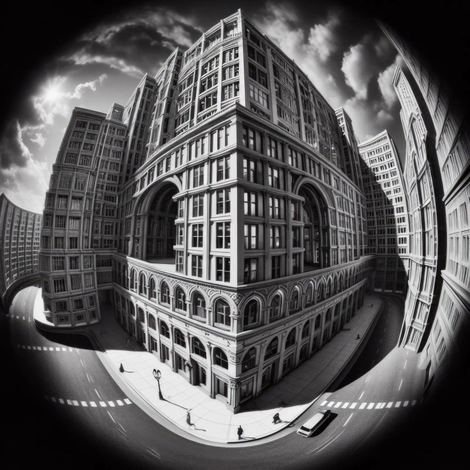 Sphere 046 - Urban Architecture pellicola backlit da Spheres