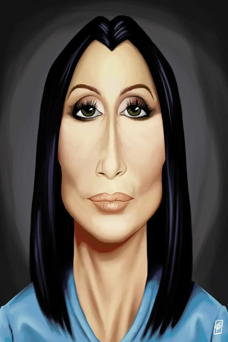 Cher pellicola backlit da Rob Art | Illustration