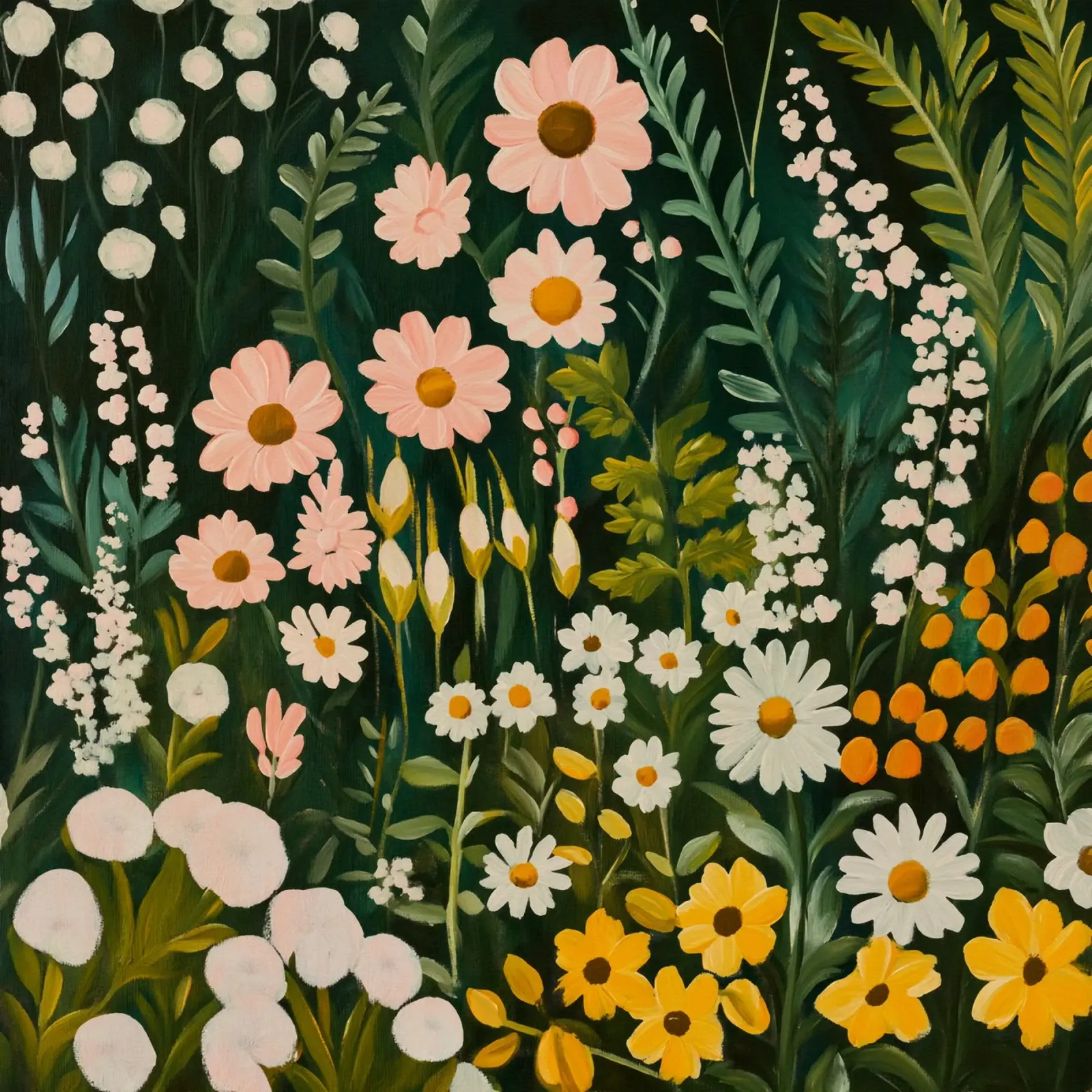 Jardín floral Dreamscape poster de Modern Muse