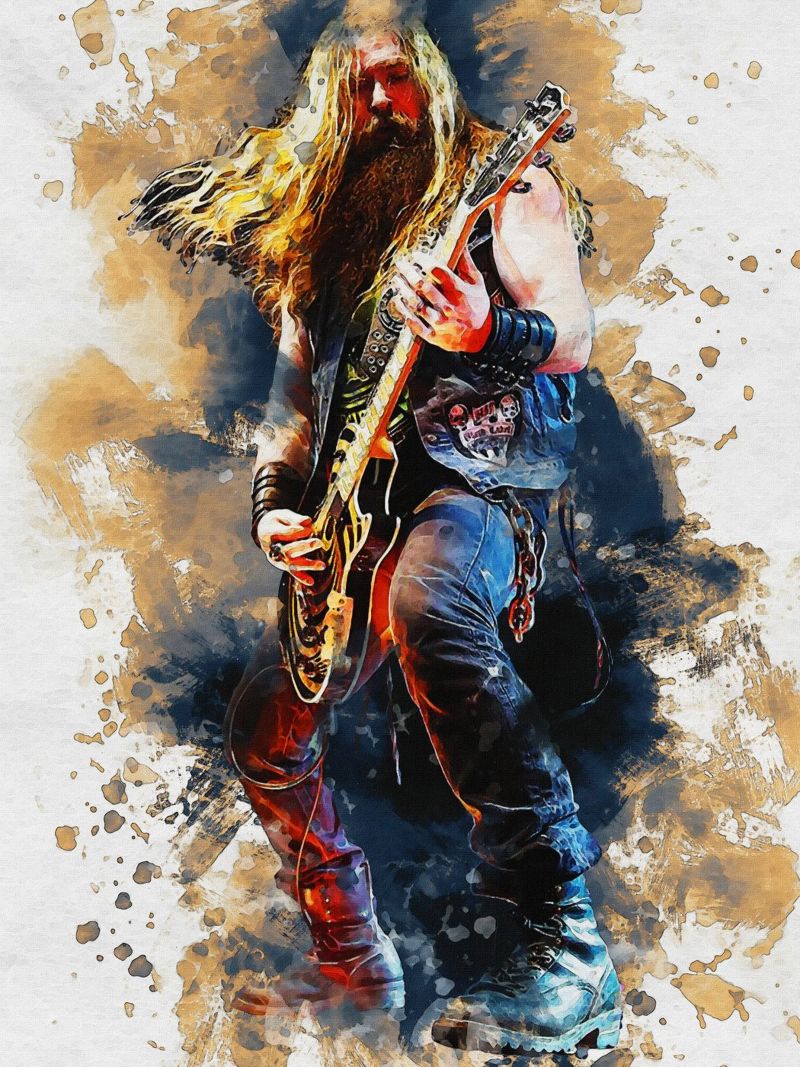 Smudge von Zakk Wylde's Black Label Society Poster von Gunawan Rb