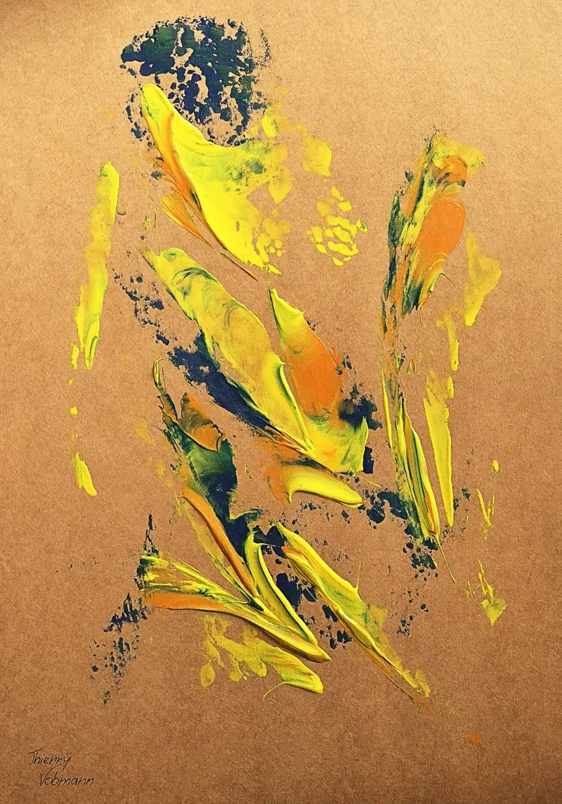 NATURAL STYLE 17 pellicola backlit da Thierry Vobmann Abstract painting