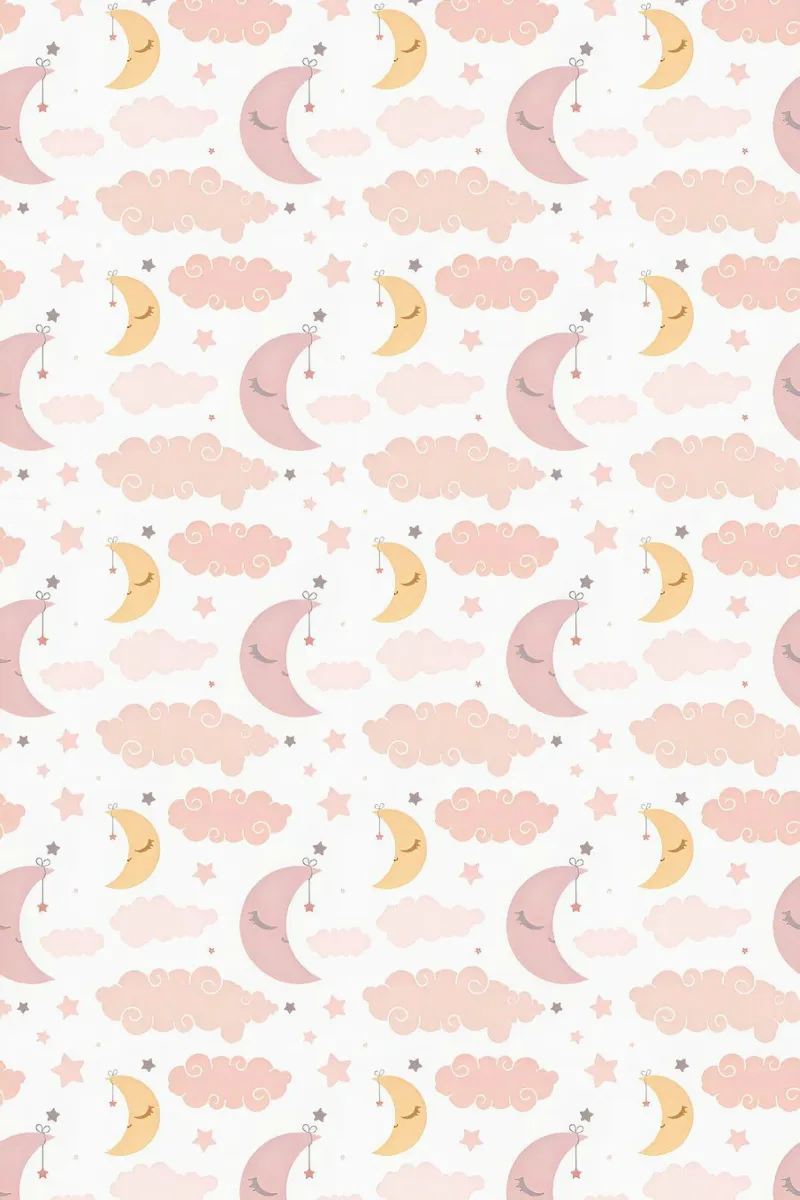Piccole lune sognanti Kawaii poster con telaio in plastica da Kiroiharu