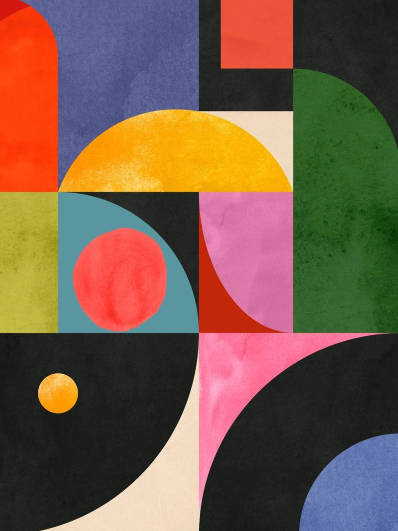 Geometrische Vormen 150 poster van Gaite
