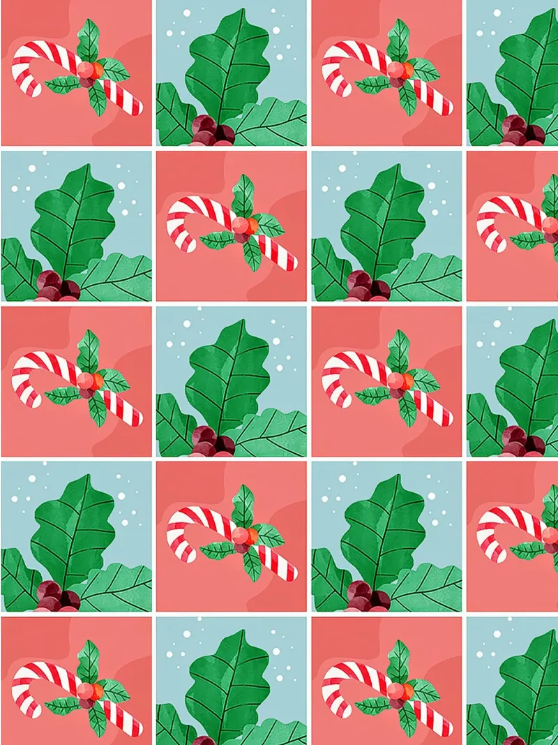 Dolce Natale poster con telaio in legno da Kiroiharu