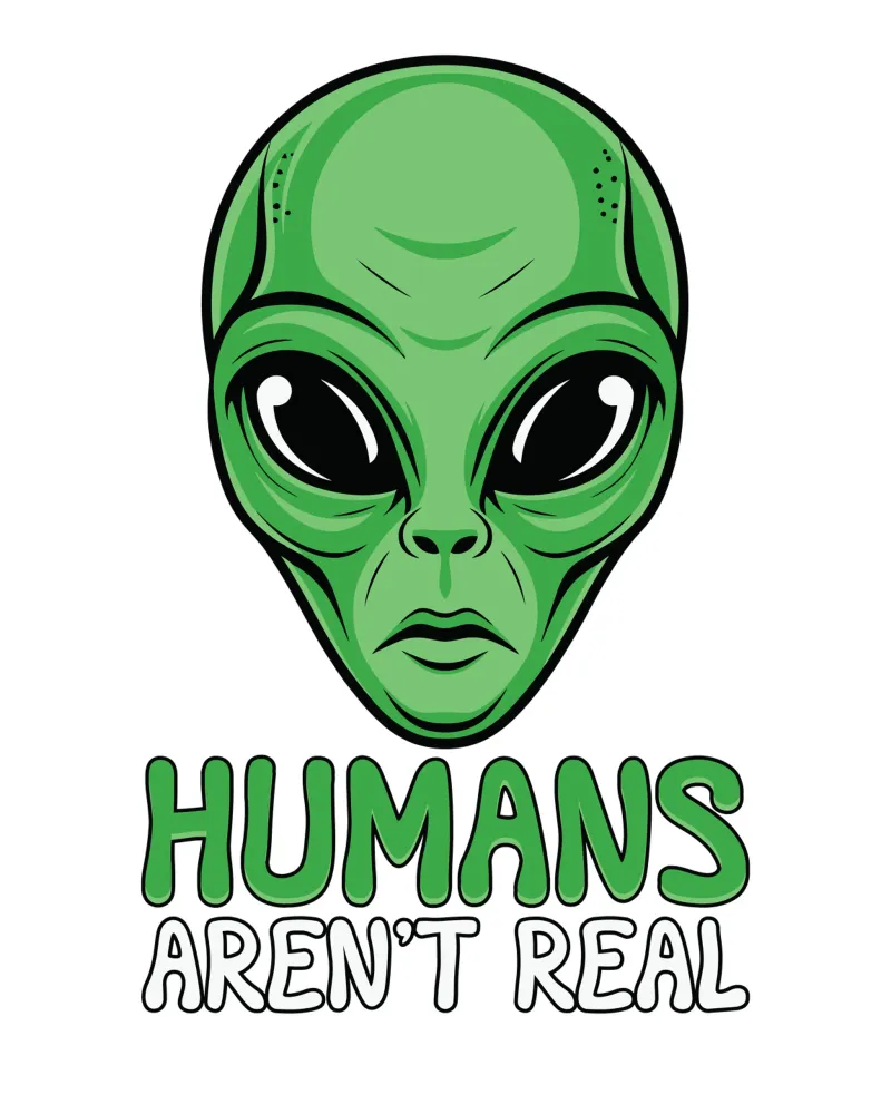 Humans Aren't Real pellicola backlit da edsonramosart