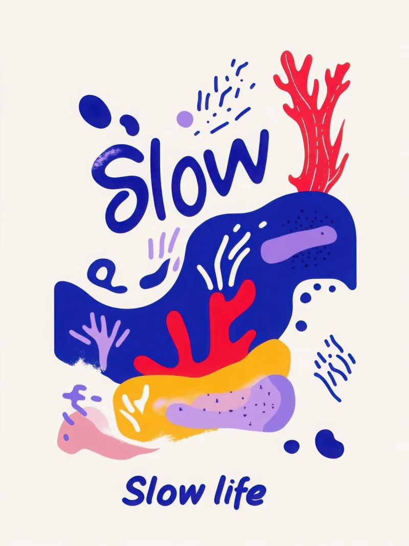 Slow alluminio dibond da Art Typo Essentiel