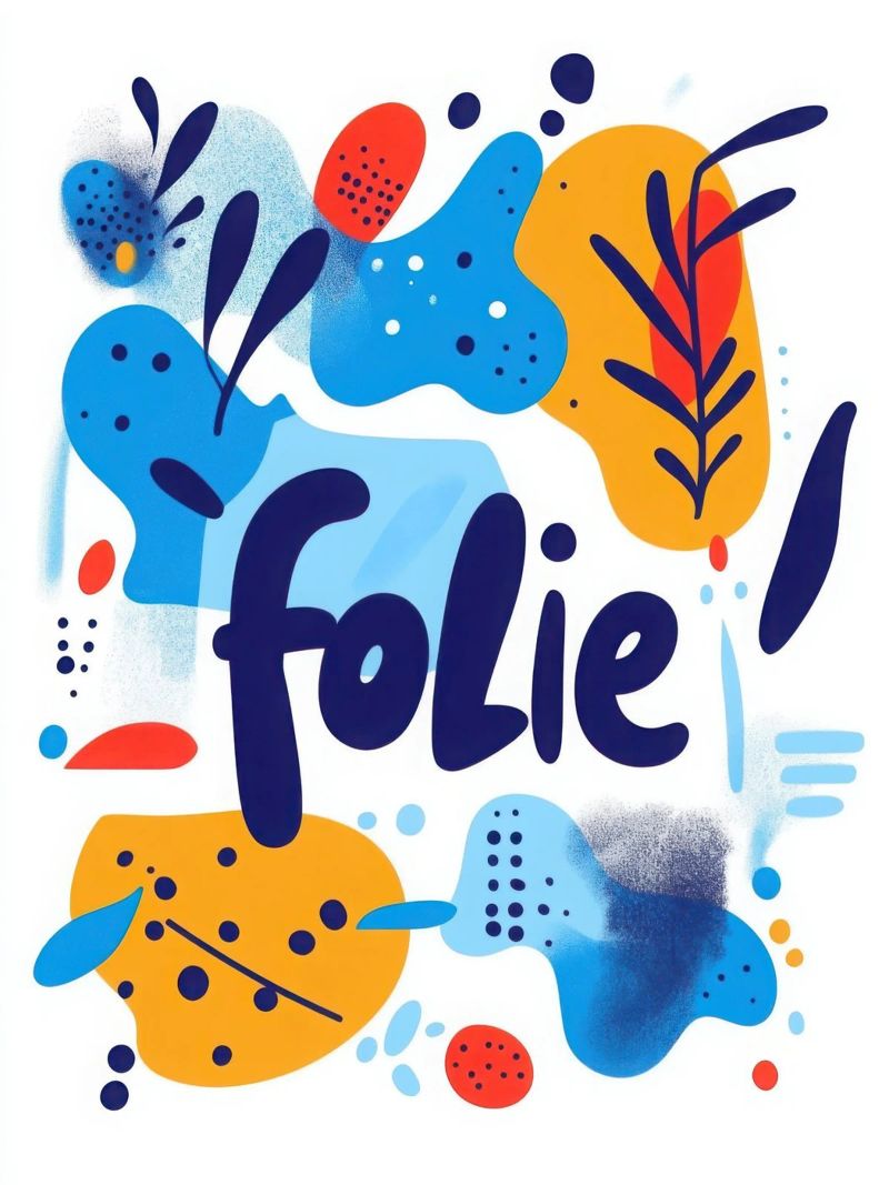 Folie - 2 Poster von Art Typo Essentiel