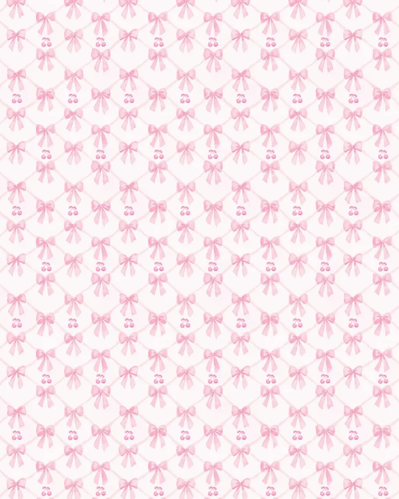 Erröten Sie Rosa Bögen Kirschen Coquette Bogen Ästhetisch Preppy Y2K Hahnemühle von Gentle Echoes Art