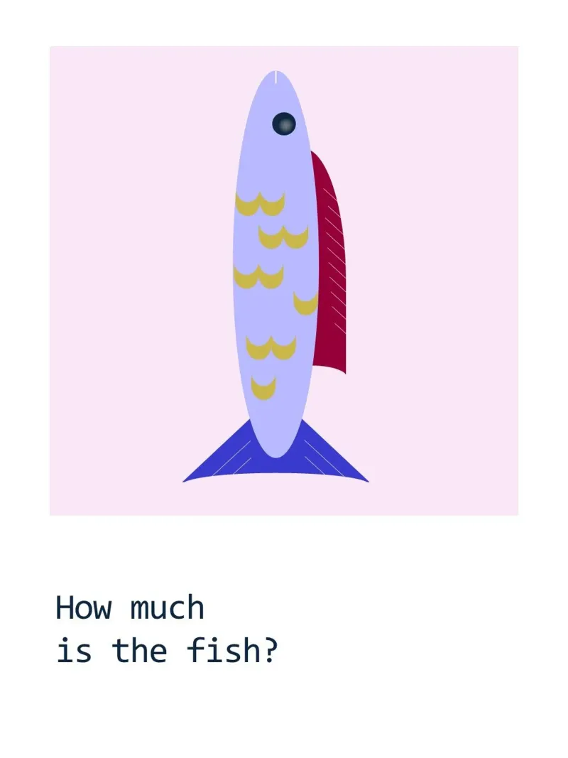 How much is the fish carta hahnemühle da B Art