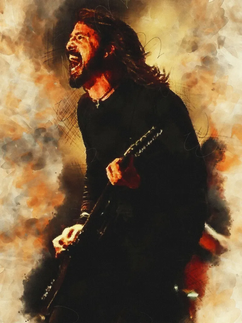 Sbaffo di Dave Grohl pellicola backlit da Gunawan Rb
