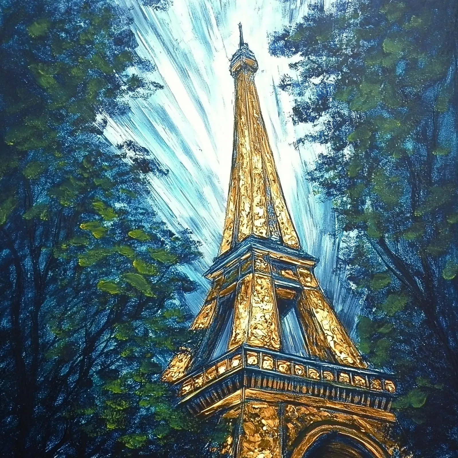 Paris Painting poster by Motivate-Today