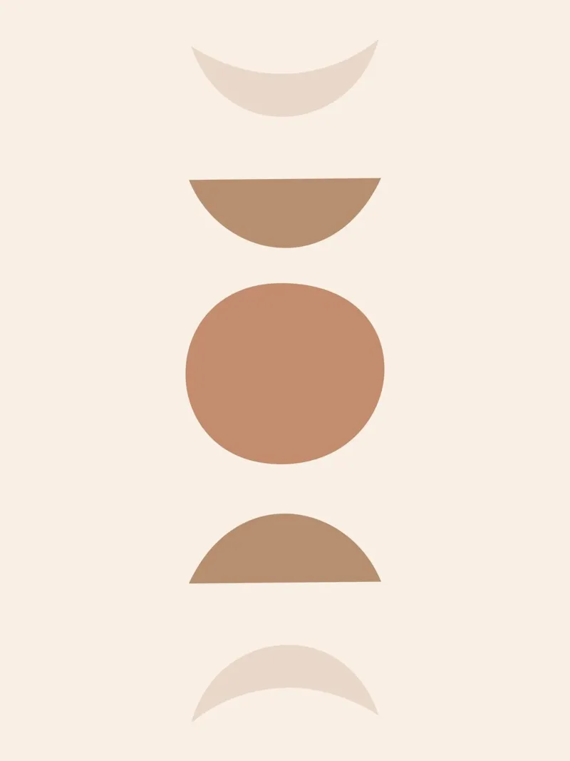 Boho Geometrie – Erdtöne & Minimalismus Hahnemühle von Whole©
