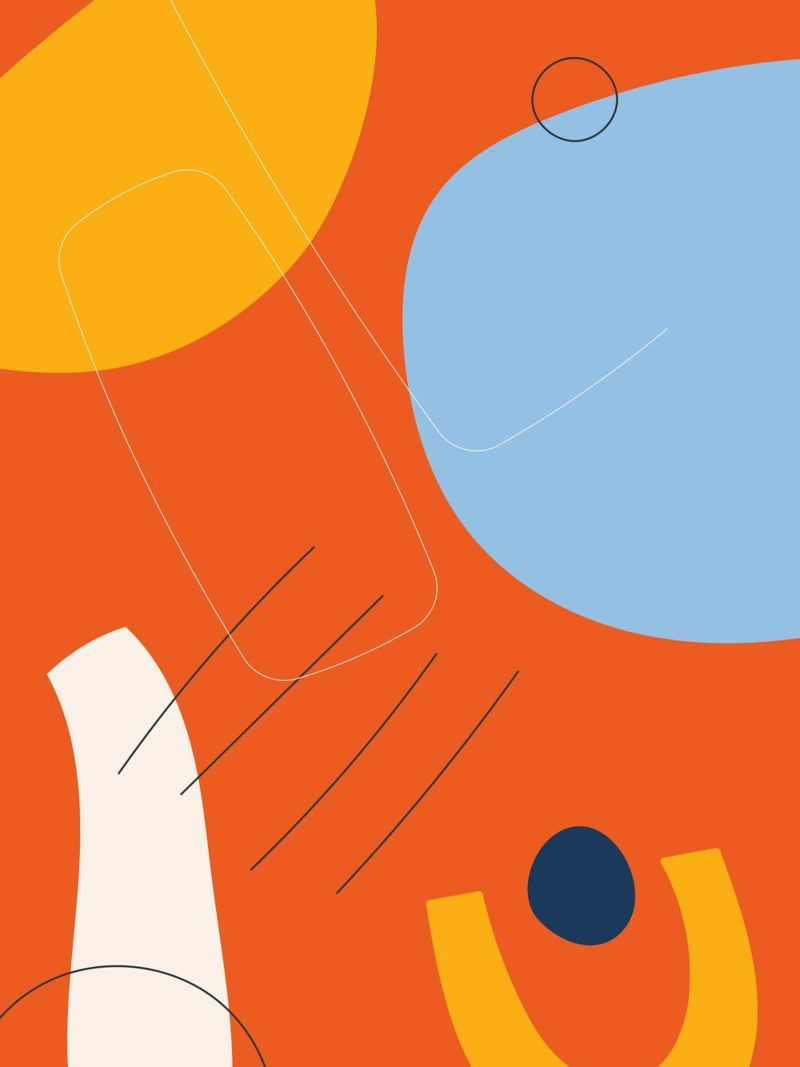 Esplosione astratta di colori - Design moderno plexiglass da Whole©