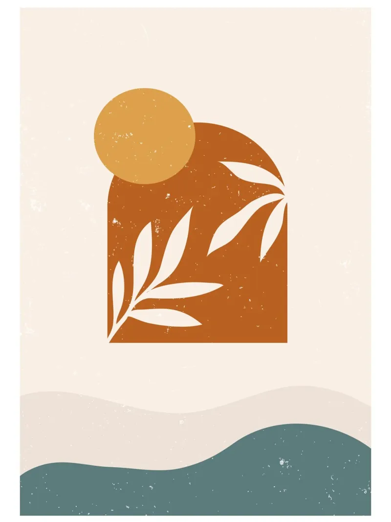 Design Boho Sunset pellicola backlit da Whole©