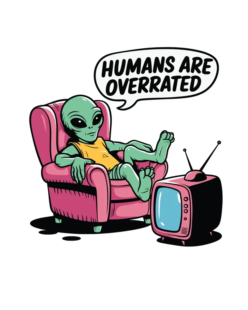 Humans are overrated pellicola backlit da edsonramosart