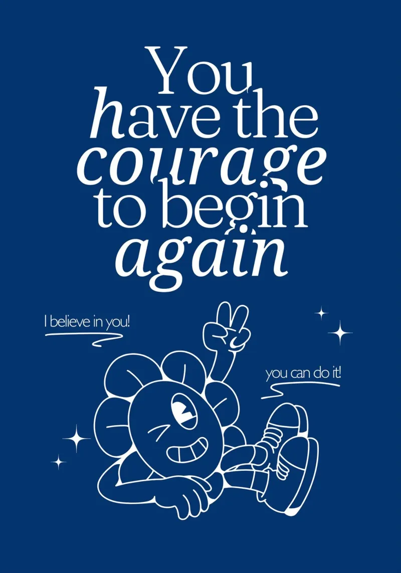 YOU HAVE THE COURAGE pellicola backlit da Einfach Uebel